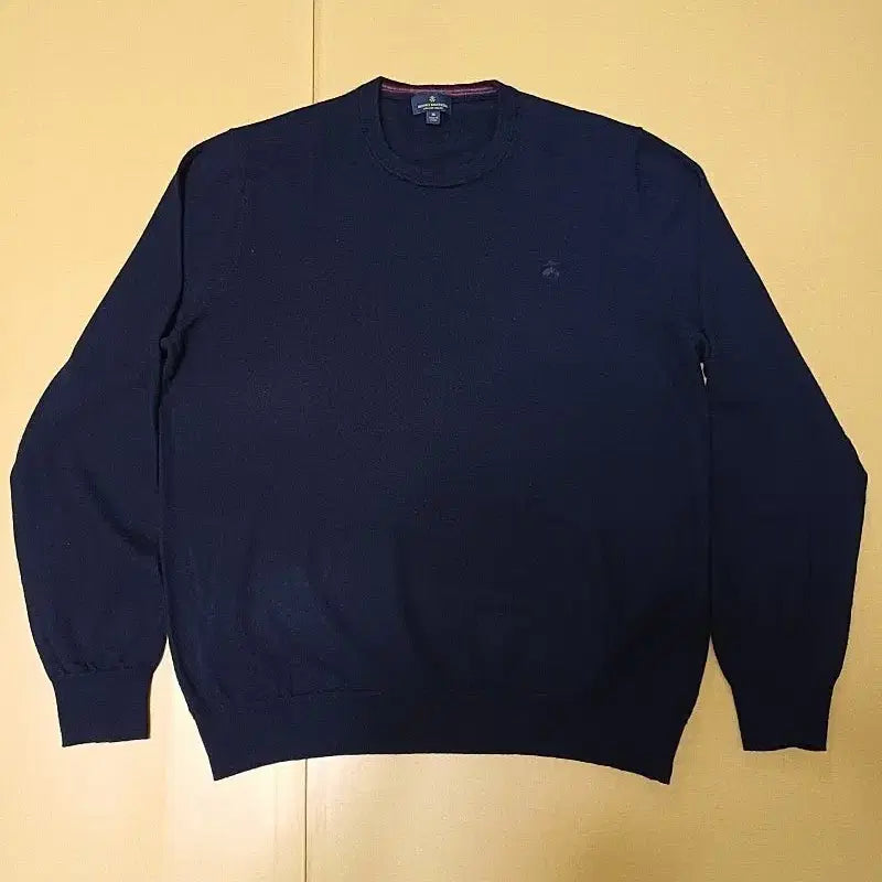 [BUNJANG] Brooks Brothers Navy Wool Knit Polo Sweater XL / 브룩스 브라더스 네이비 니트 폴로 랄프로렌