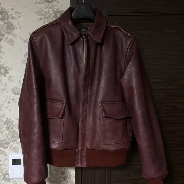 [BUNJANG] Real Simmons Premium Horsehide A2 Jacket / [리얼시몬스] 프리미엄 말가죽 a2자켓_42(100~105)