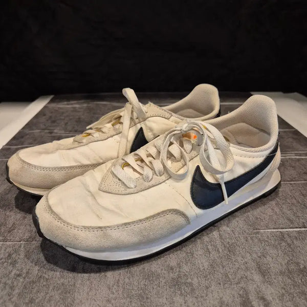 [BUNJANG] Nike Waffle Trainer 2 Vintage White/Navy Sneakers / 나이키 와플 트레이너 2 빈티지 흰색/남색