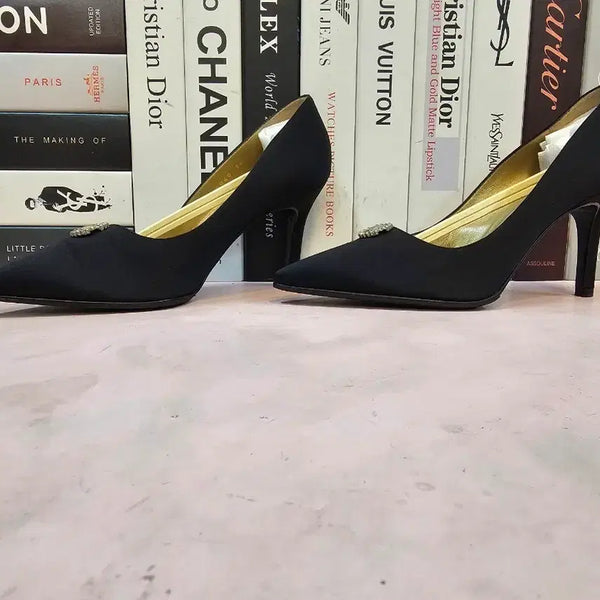 [BUNJANG] Versace Women's Heel Pumps Shoes 230 / 베르사체 여성 힐 펌프스 구두 230