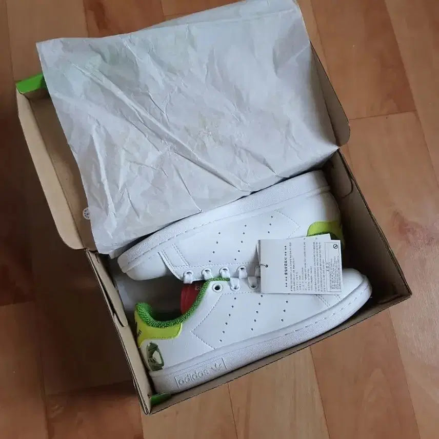 [BUNJANG] Adidas Disney Stansmith The Frog Green Sneakers / [새상품][아디다스] 디즈니 스탠스미스 더 프로그 그린