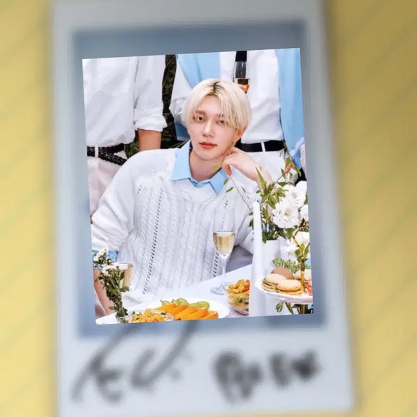 [BUNJANG] P1Harmony Theo POB Polaroid Signed / 피원하모니 테오 싸폴 폴라로이드 싸인