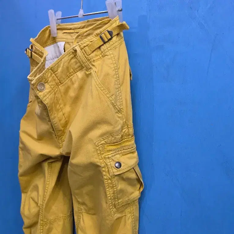 [BUNJANG] AVIREX Japan 8/9 Cropped Cargo Jogger Pants / 아비렉스 재팬 8/9부 크롭 카고 조거팬츠like아메카지