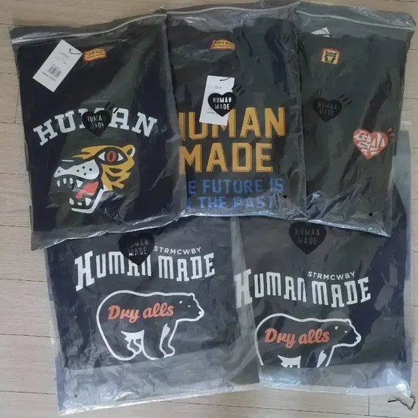 [BUNJANG] Human Made Graphic T-Shirt Black Cotton Unisex / (새상품) 휴먼메이드 반팔티_남여공용 휴먼메이드 블랙 반팔티 S/M/L