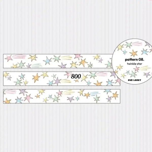 [BUNJANG] Our Looky Masking Tape Set / 4종) [아워루키] 마스킹테이프 마테띵 마테소분