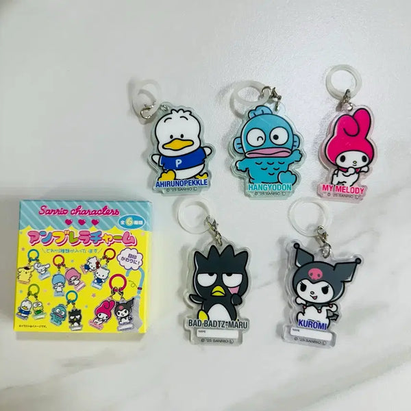 [BUNJANG] Sanrio Characters Acrylic Charm / 산리오 캐릭터즈 아크릴참 메지루시 새제품
