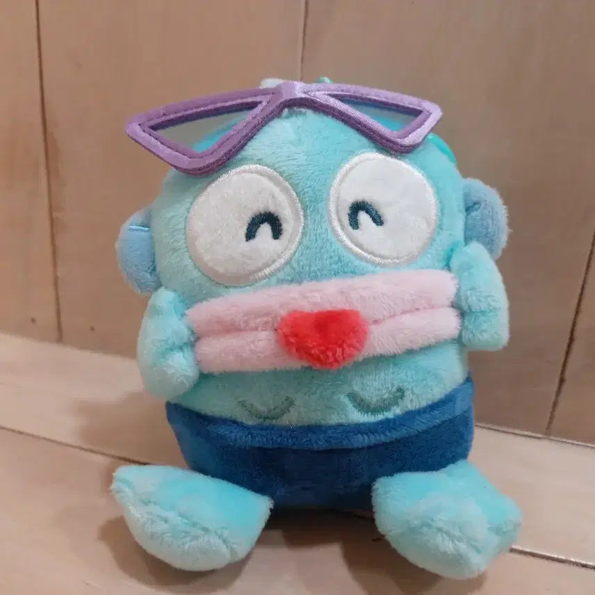 [BUNJANG] Sanrio Hangyodon Sunglasses Plush Bag Charm Keychain / (새상품)산리오 한교동 썬구리 봉제인형 가방걸이 키링