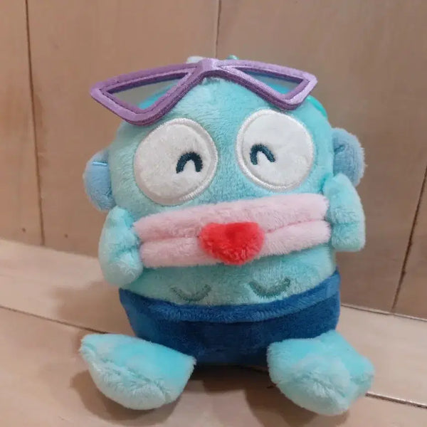 [BUNJANG] Sanrio Hangyodon Sunglasses Plush Bag Charm Keychain / (새상품)산리오 한교동 썬구리 봉제인형 가방걸이 키링