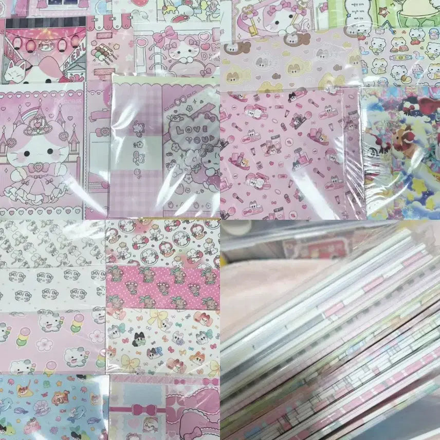 [BUNJANG] Bundle Set of Various Wrapping Papers (Myomyo, Engko, Chico, Sweeties, Myumyung, Myao, etc.) / 포용 랩핑지 일괄 처분(묘묘, 엥꼬, 치코, 스위티즈, 뮤먕, 먀오 등)