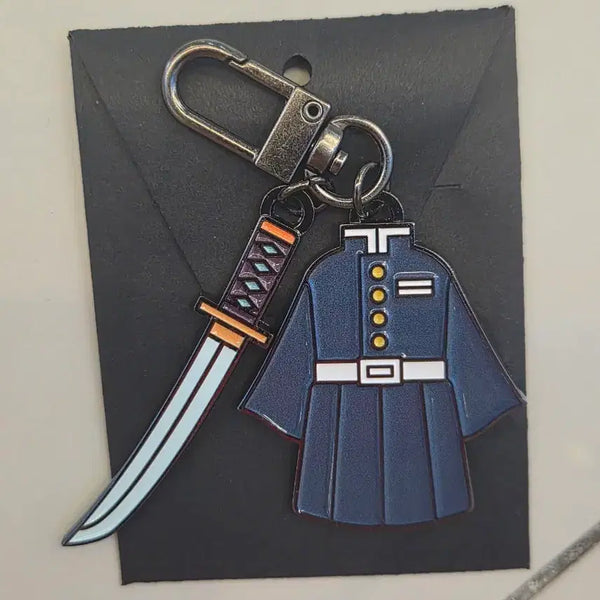 [BUNJANG] Demon Slayer: Kimetsu no Yaiba Kamado Tanjiro Acrylic Keychain Set / 귀멸의 칼날 팝업 일륜도 키링 아크릴 포토 카드 티켓 무이치로 기유 홍대 귀칼 귀멸