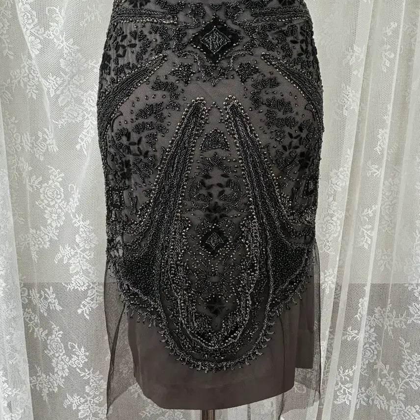 [BUNJANG] Gucci 2005 Archive Embroidered Skirt / 38) 구찌 2005 아카이브 자수 스커트
