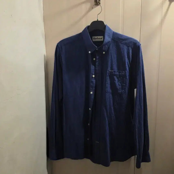 [BUNJANG] Barbour Summer Shirt Navy / m 바버 여름 셔츠 네이비