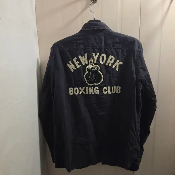 [BUNJANG] Polo Boxing Club Chino Shirt Black / 폴로 복싱클럽 치노 셔츠 블랙
