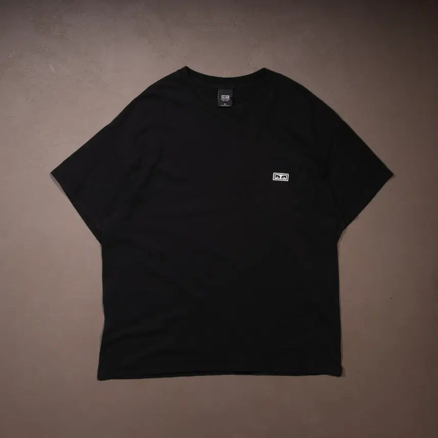 [BUNJANG] OBEY Logo T-Shirt / 오베이 로고 반팔티셔츠 A621
