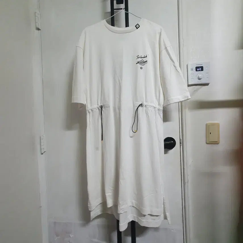 [BUNJANG] Kodak Short Sleeve Maxi Dress White Women's Size 66 / KODAK 코닥 반팔원피스 여성66 화이트