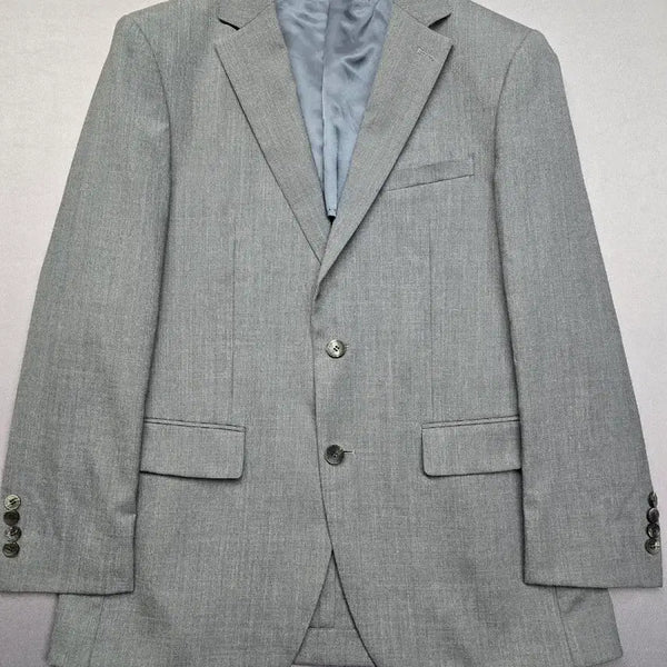 [BUNJANG] EZIO HOMME Grey Suit Jacket Set / EZIO HOMME 정장 재킷 회색 세트