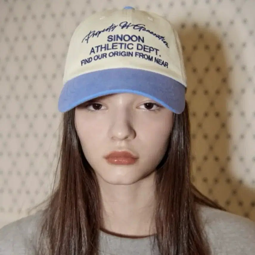 [BUNJANG] Sinoon Athletic Logo Cap Hat / 시눈 athletic 로고 캡 모자