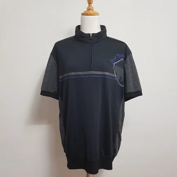 [BUNJANG] Jack Nicklaus Men's Half-Zip T-Shirt Size 105 / 6507/잭니클라우스 남 105사이즈 반집업티셔츠/내옷방