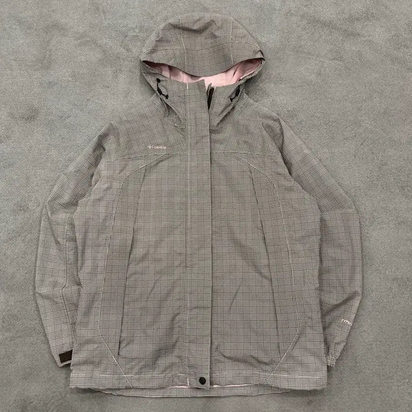 [BUNJANG] Columbia Titanium Check Two-Way Windbreaker Jacket Pink / L 컬럼비아 티타늄 체크 투웨이 핑크 바람막이 자켓ㄷ
