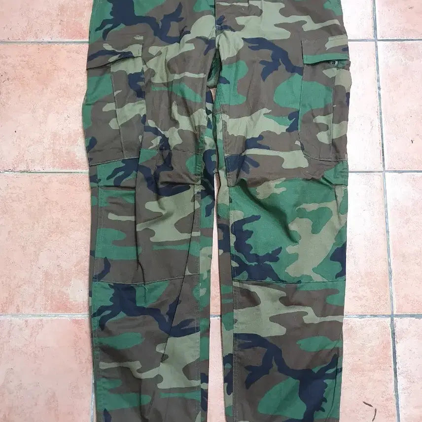 [BUNJANG] 1987 Original US Military Woodland BDU Cargo Pants (Large-Regular) - Deadstock / [미사용 새상품/데드스탁] 1987년작 오리지널 미군 우드랜드 BDU 카고 바지 (L-R)