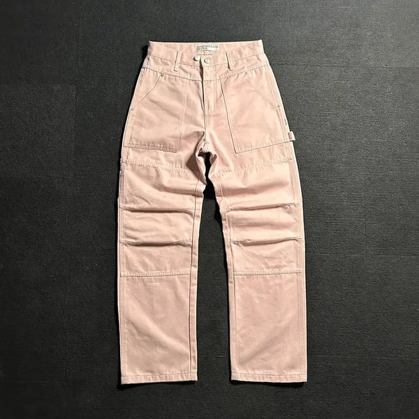 [BUNJANG]  Spade Club Seoul Pink Work Pants / 스페이드클럽 서울 핑크 워크팬츠