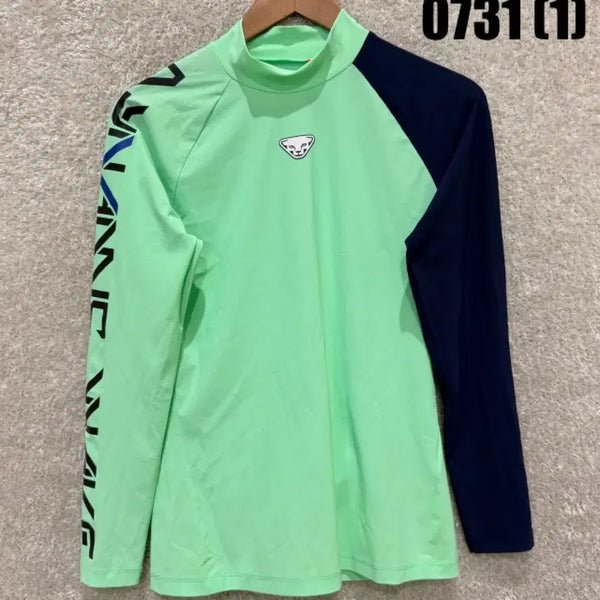 [BUNJANG] Dynafit Rash Guard Lime Navy / 다이나핏 래쉬가드 라임 네이비