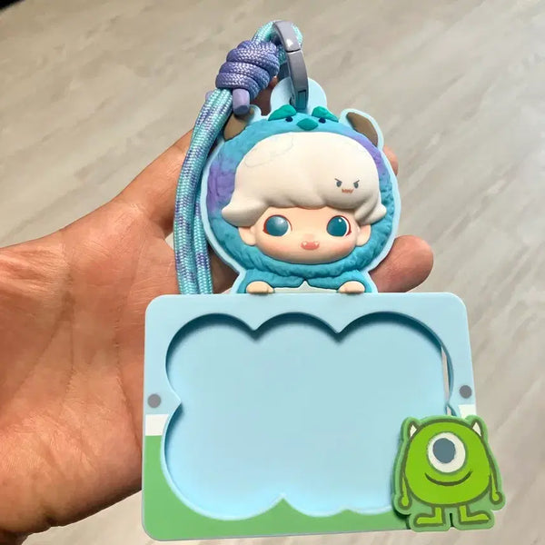 [BUNJANG] Pop Mart Dimoo Monsters, Inc. Sulley Card Holder Keyring / 팝마트 디무 몬스터 주식회사 설리 카드홀더 키링