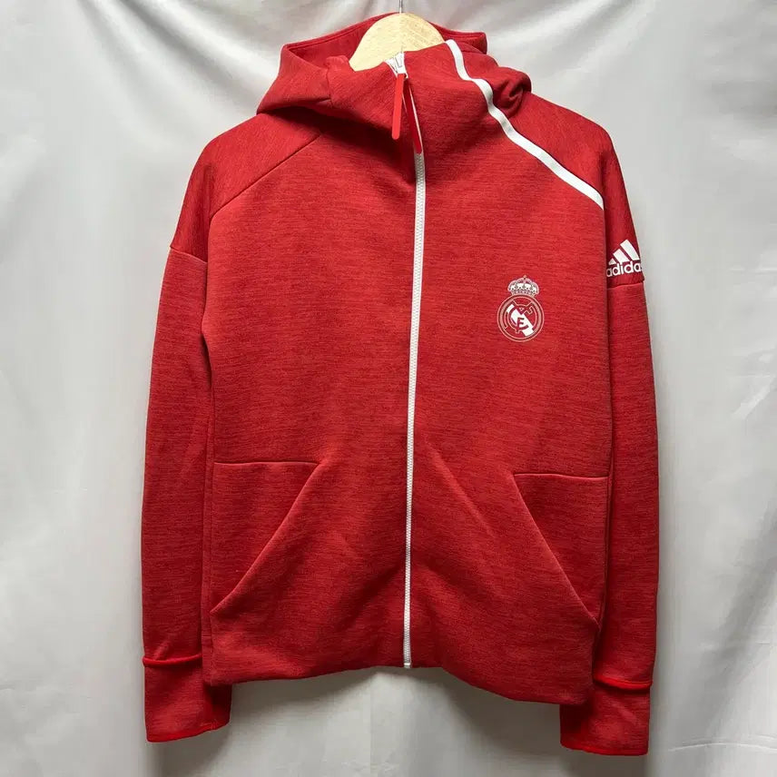 [BUNJANG] Adidas Real Madrid Anthem Pink Training Hoodie Zip-Up Jacket L / [정품/L] 아디다스 레알마드리드 앤썸 핑크 트레이닝 후드집업