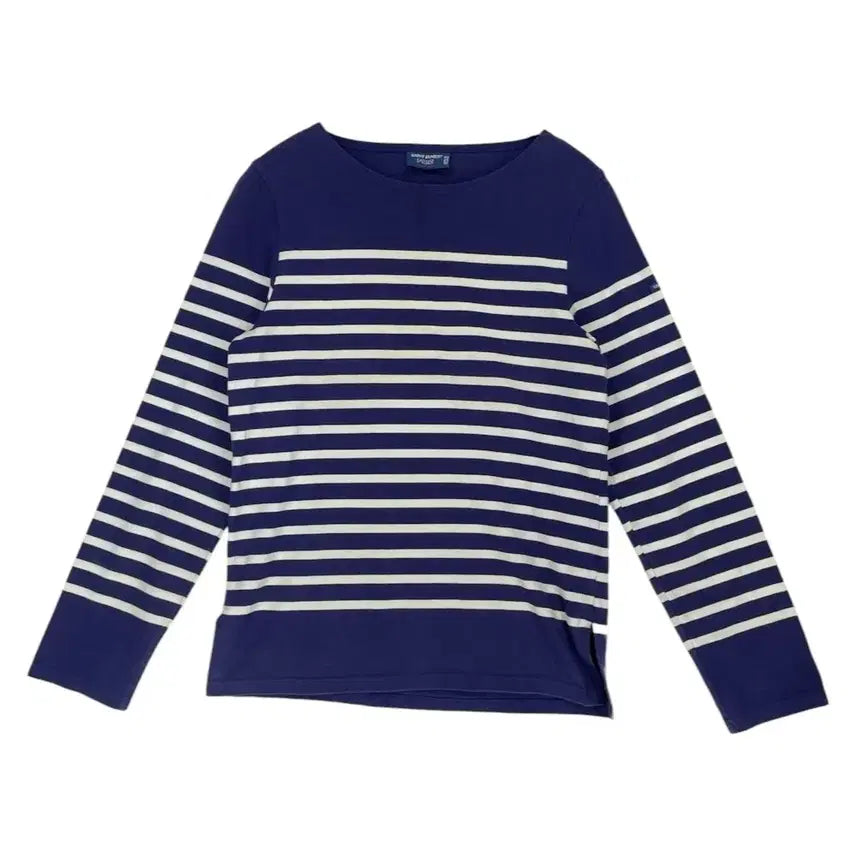 [BUNJANG] Saint James Navy Stripe Boatneck Long Sleeve T-Shirt Size S / 세인트제임스 Saint James 네이비 스트라이프 보트넥 나발 티셔츠 S