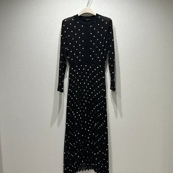 [BUNJANG] Maje Rivoli Chiffon Maxi Dress / 마쥬 쉬폰 리볼리 맥시 원피스
