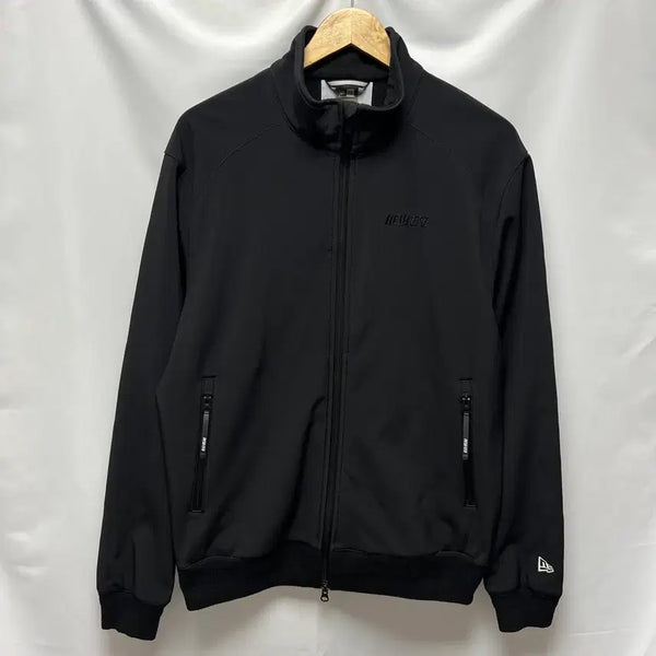 [BUNJANG] New Era Training Black Fleece Jacket Full Zip / [정품/105] 뉴에라 트레이닝 블랙 기모 자켓 집업
