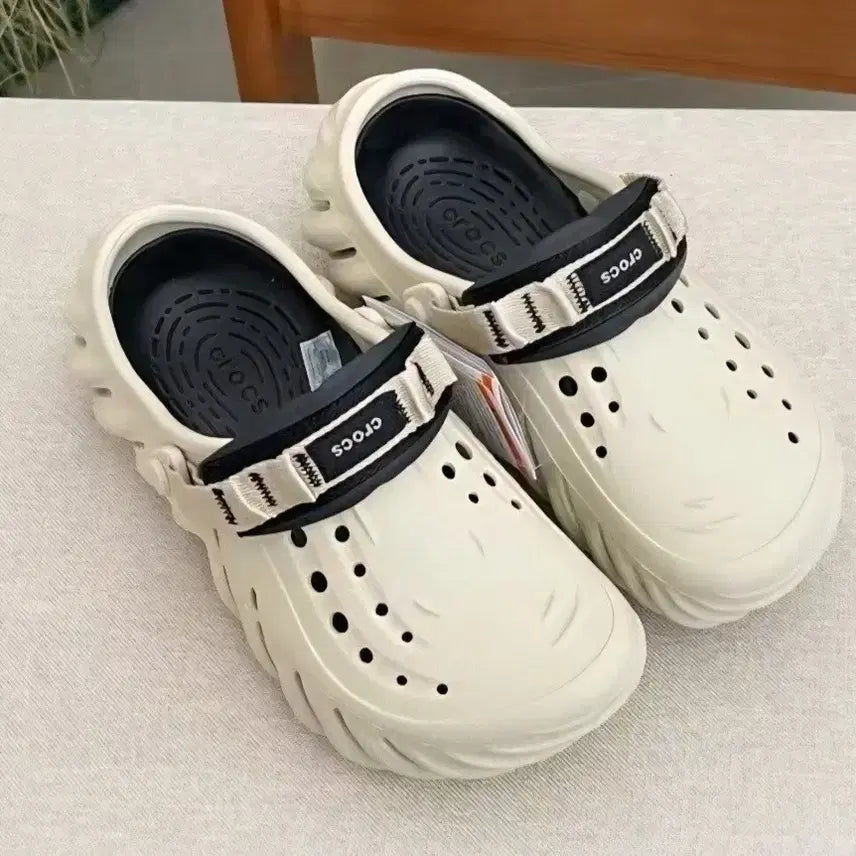 [BUNJANG] Crocs Echo Clog M9/W11 Grey 270mm / (택배포함)새상품 크록스에코클로그M9W11  그레이270mm