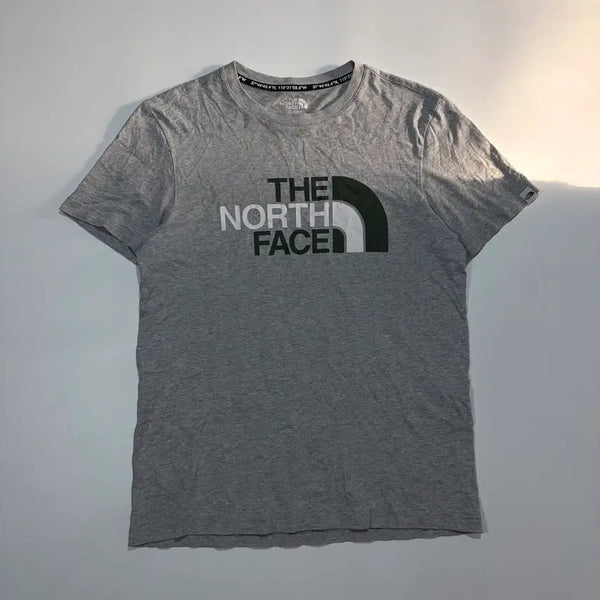 [BUNJANG] The North Face Logo T-Shirt Grey / 노스페이스 로고 반팔 티셔츠 그레이