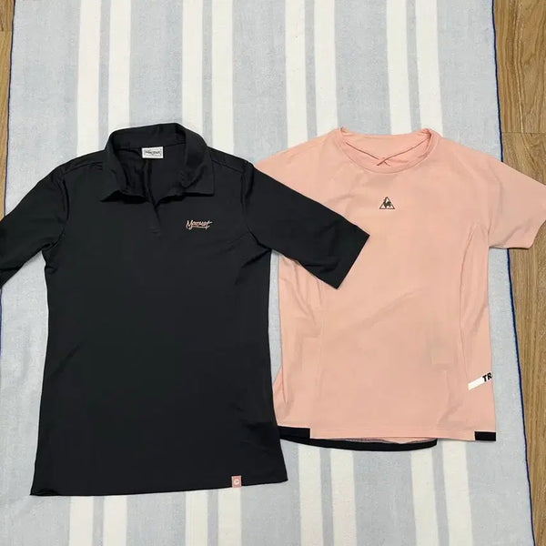 [BUNJANG] Le Coq Sportif x Marmot Bundle Set T-Shirts / 르꼬끄 마모트 반팔 M 2장일괄