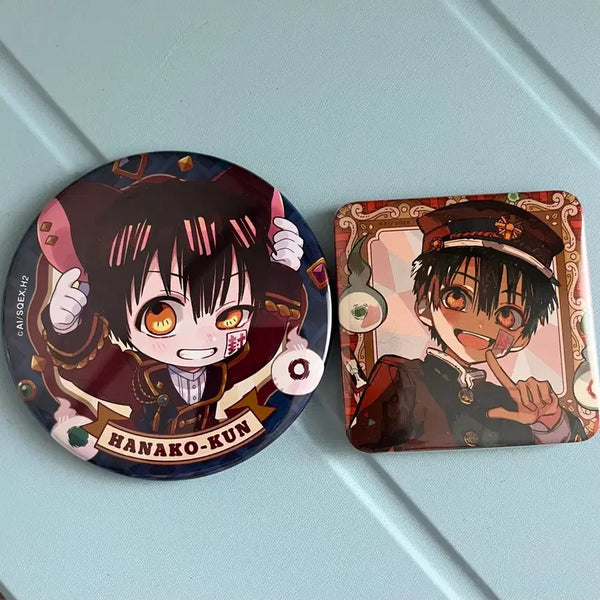 [BUNJANG] Toilet-Bound Hanako-kun Hanako Can Badge Bundle Set / 지박소년 하나코군 하나코 캔뱃지 일괄 판매