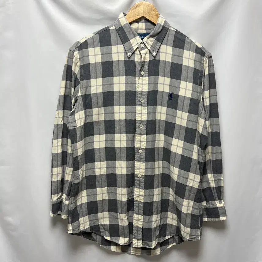 [BUNJANG] Polo Ralph Lauren Custom Fit Checkered Shirt (Size M) / [정품/M] 폴로 랄프로렌 커스텀핏 체크 셔츠