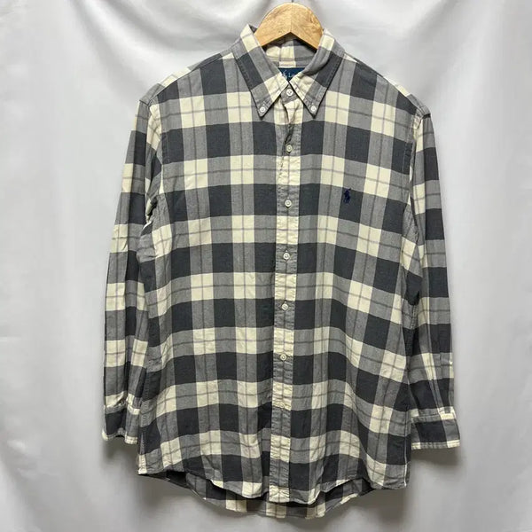 [BUNJANG] Polo Ralph Lauren Custom Fit Checkered Shirt (Size M) / [정품/M] 폴로 랄프로렌 커스텀핏 체크 셔츠
