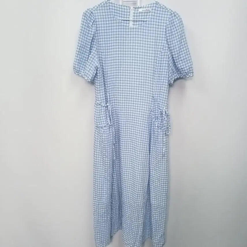 [BUNJANG] Roem 22SS Seersucker Short Sleeve Dress / 로엠 22SS 시어서커 반팔 원피스 44-55