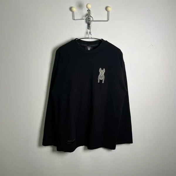 [BUNJANG] LIFEWORK Black Long Sleeve T-Shirt M / LIFEWORK 라이프워크 블랙 롱슬리브 긴팔티셔츠 M