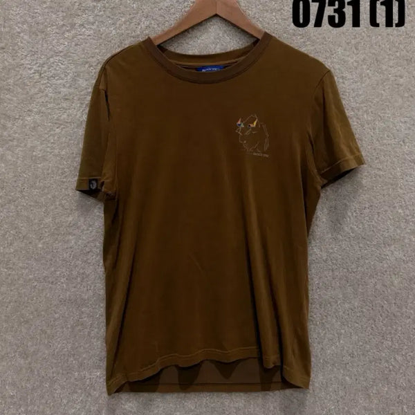 [BUNJANG] Black Yak Brown Graphic T-Shirt / 블랙야크 반팔티 브라운색상