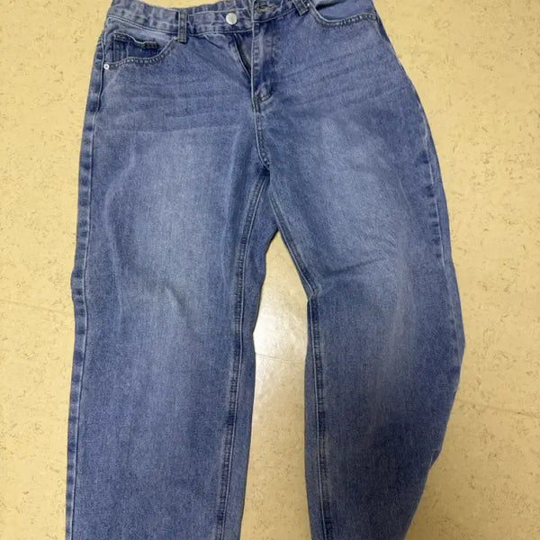 [BUNJANG] Light Wash Wide Fit Jeans - Size M / 청바지 연청 와이드핏 M
