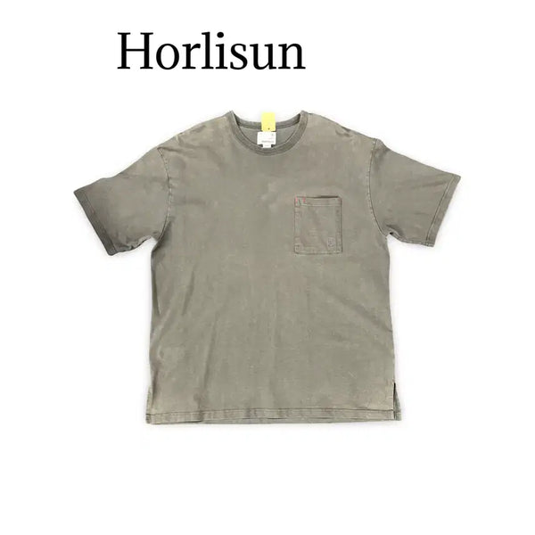 [BUNJANG] Holysun Sun Fading Custom Pocket Short Sleeve T-Shirt / (100) 홀리선 썬페이딩 커스텀 포켓 반팔