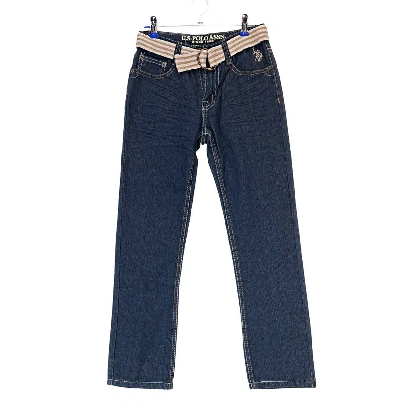 [BUNJANG] U.S. Polo Assn. Women's Bootcut Jeans (Dark Blue, Size 25) / 유에스폴로아센 여성 프레피한 부츠컷 청바지 25 진청 25627