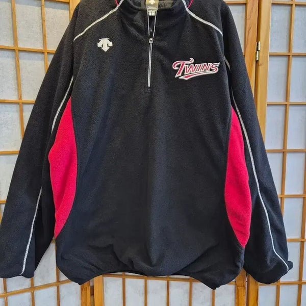 [BUNJANG] Descente Twins Fleece Half-Zip Pullover Size 100 / 데상트 트윈스 플리스 반집업 100