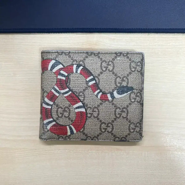 [BUNJANG] Gucci Kingsnake Bi-fold Wallet / 구찌 킹스네이크 반지갑