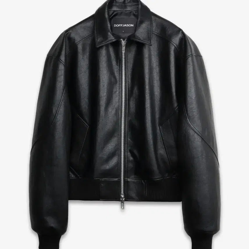 [BUNJANG] Dope Jasons Phantom Leather Jacket Black M / 도프제이슨 팬텀 레더 자켓 블랙 M