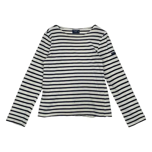 [BUNJANG] Saint James Navy Stripe Long Sleeve T-Shirt / 세인트제임스 Saint James 네이비 스트라이프 긴팔 티셔츠 S