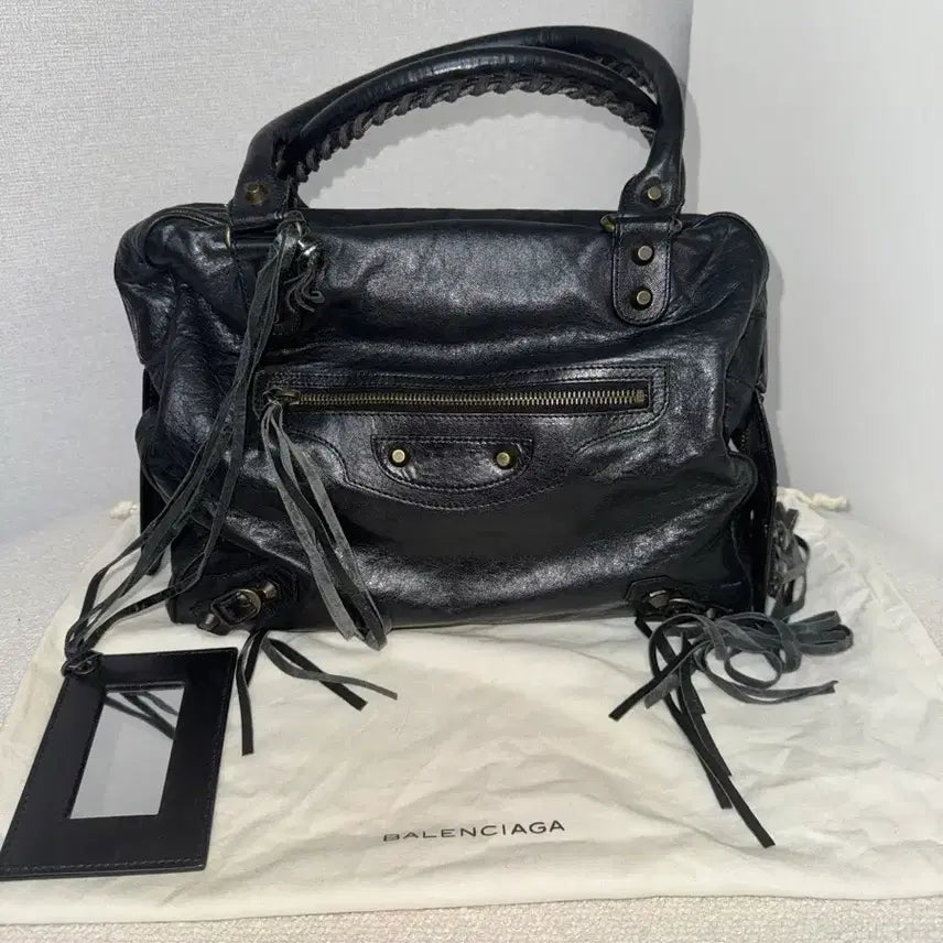 [BUNJANG] Balenciaga Motorbag Black / [S급/정품] 발렌시아가 모터백 블랙