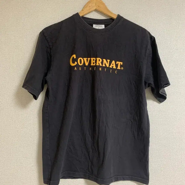 [BUNJANG] Covernat Big Logo T-Shirt Grey Old School / 커버낫 반팔 티셔츠 빅로고 그레이 올드스쿨 L