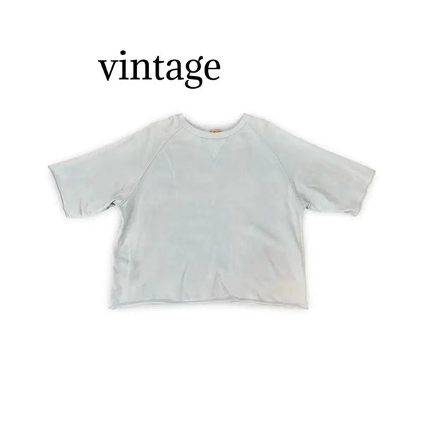 [BUNJANG] Vintage Sun Fading Custom Short Sleeve T-Shirt / (105)빈티지 썬페이딩 커스텀 반팔